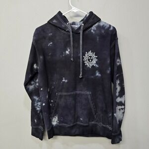 Call Your Mother‎ Hoodie Medium Sun Moon Skeleton Celestial Graphic Goth Grunge